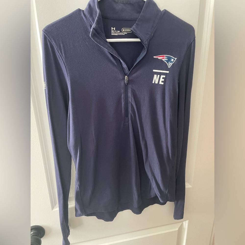 New England Patriots quarter zip small